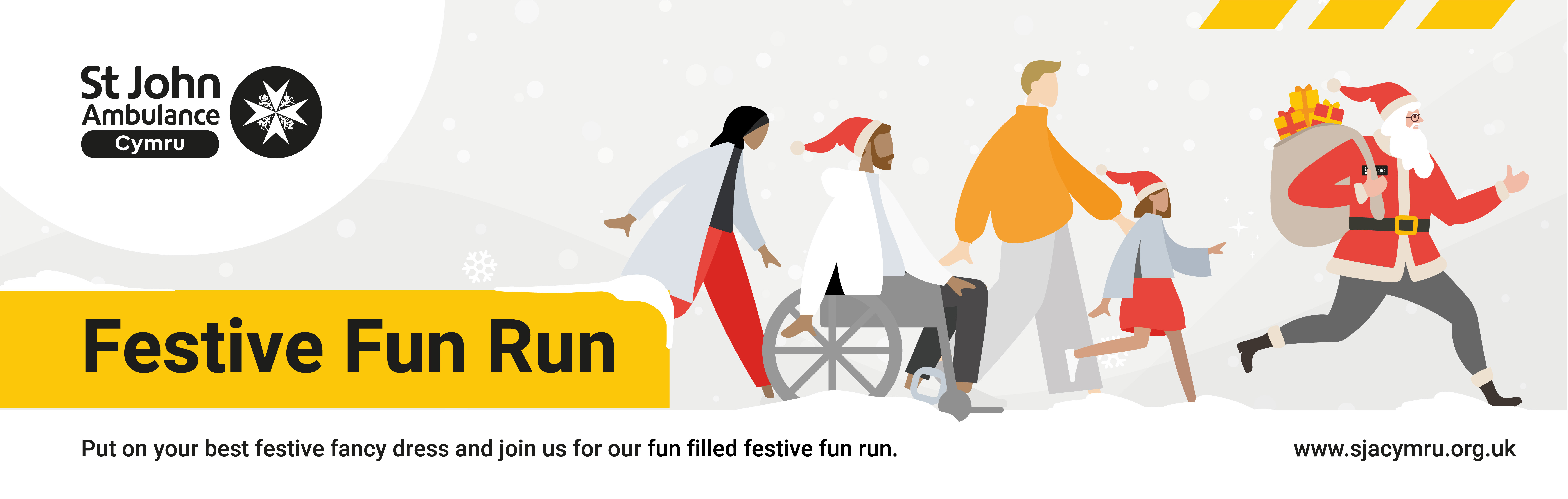 Join St John Ambulance Cymru for our 2023 festive fun run